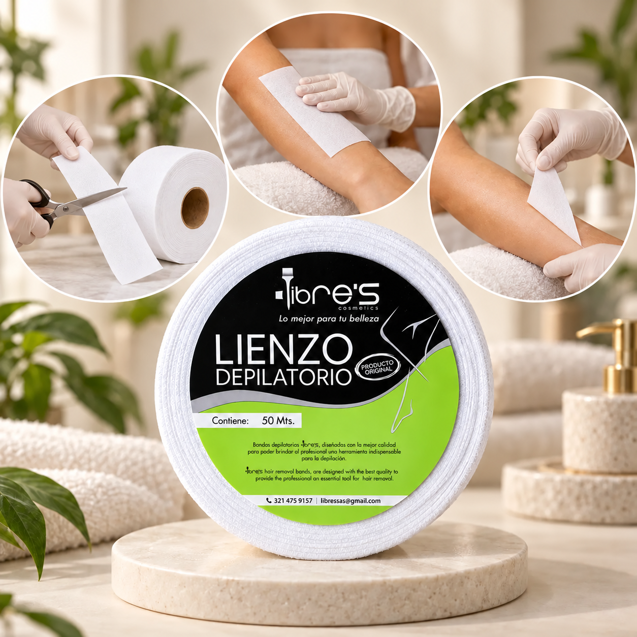 Rollo lienzo depilatorio Libre’s